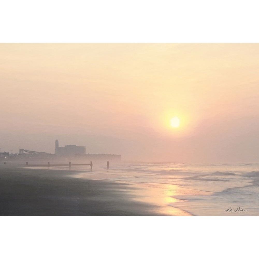 Ocean City Sunrise Poster Print by Lori Deiter-VARPDXLD1640 Image 1