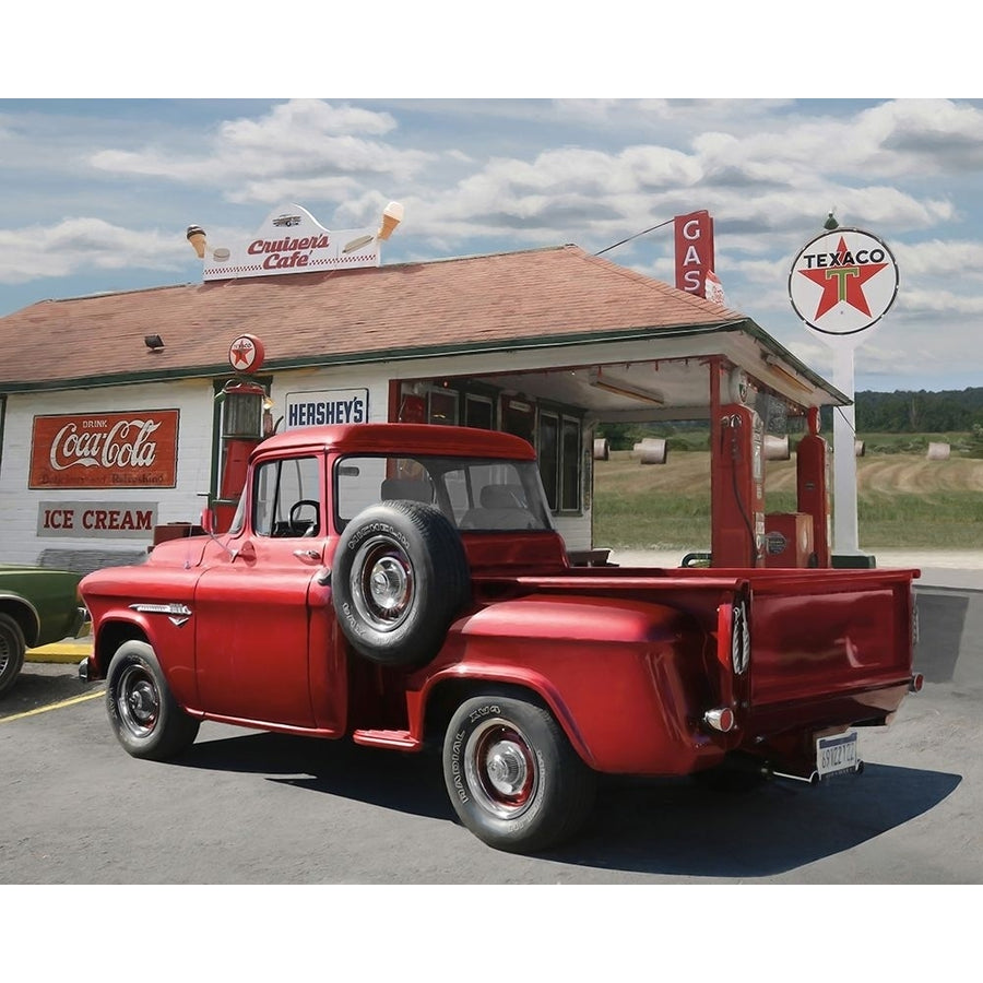 Rest Stop at Cruisers Caf?? Poster Print by Lori Deiter-VARPDXLD1658 Image 1