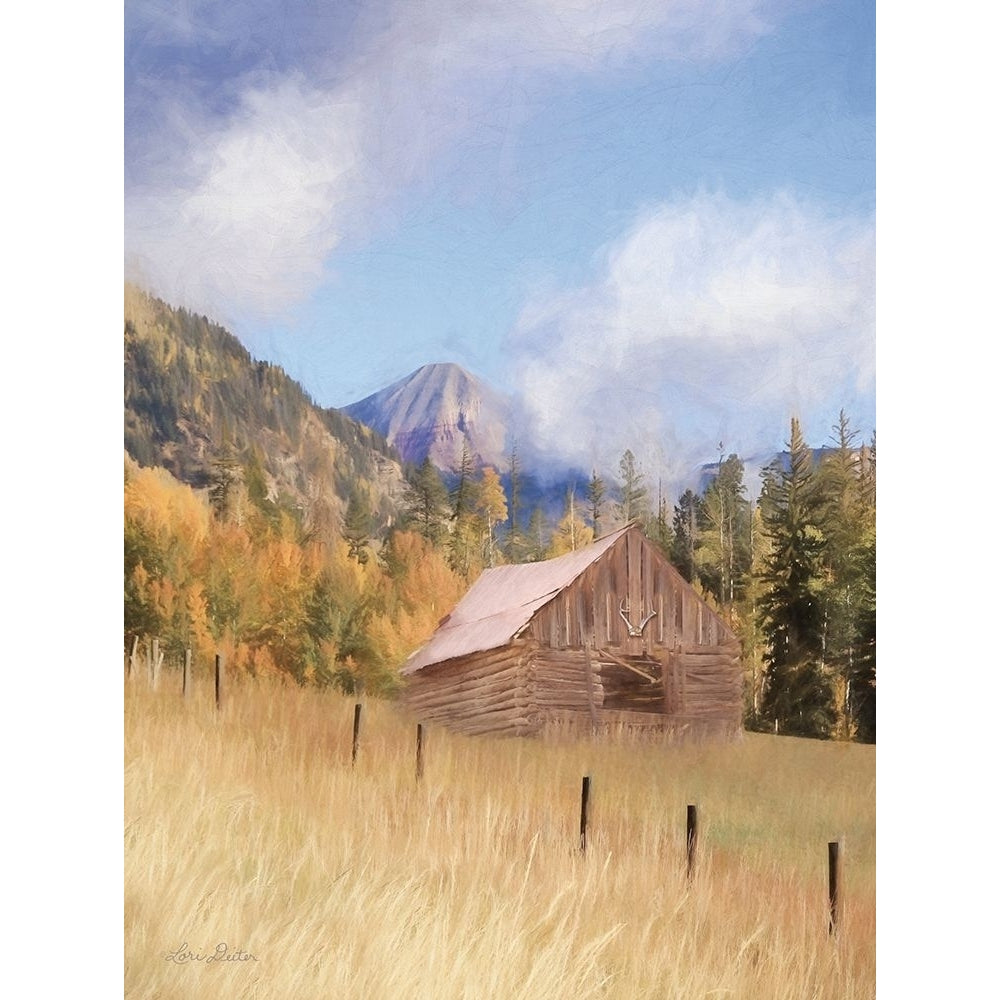 San Juan Hunting Cabin Poster Print by Lori Deiter-VARPDXLD1818 Image 1