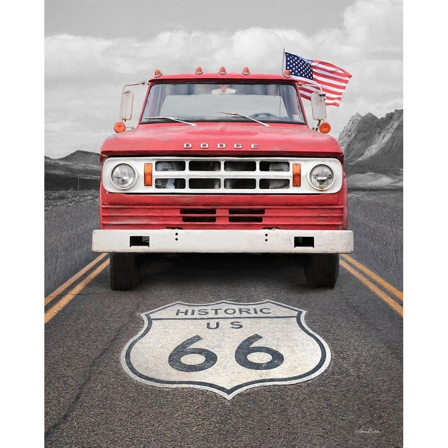 Dodge on Route 66 Poster Print by Lori Deiter-VARPDXLD1916 Image 1