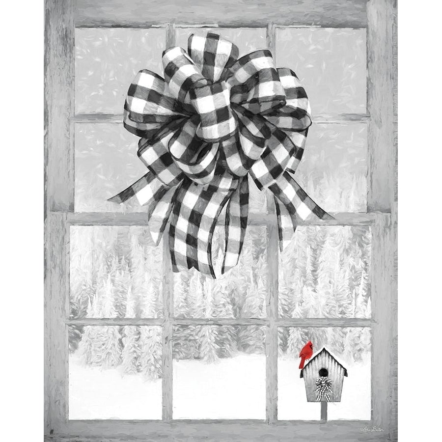 Christmas Birdhouse with Bow Poster Print by Lori Deiter-VARPDXLD1864 Image 1