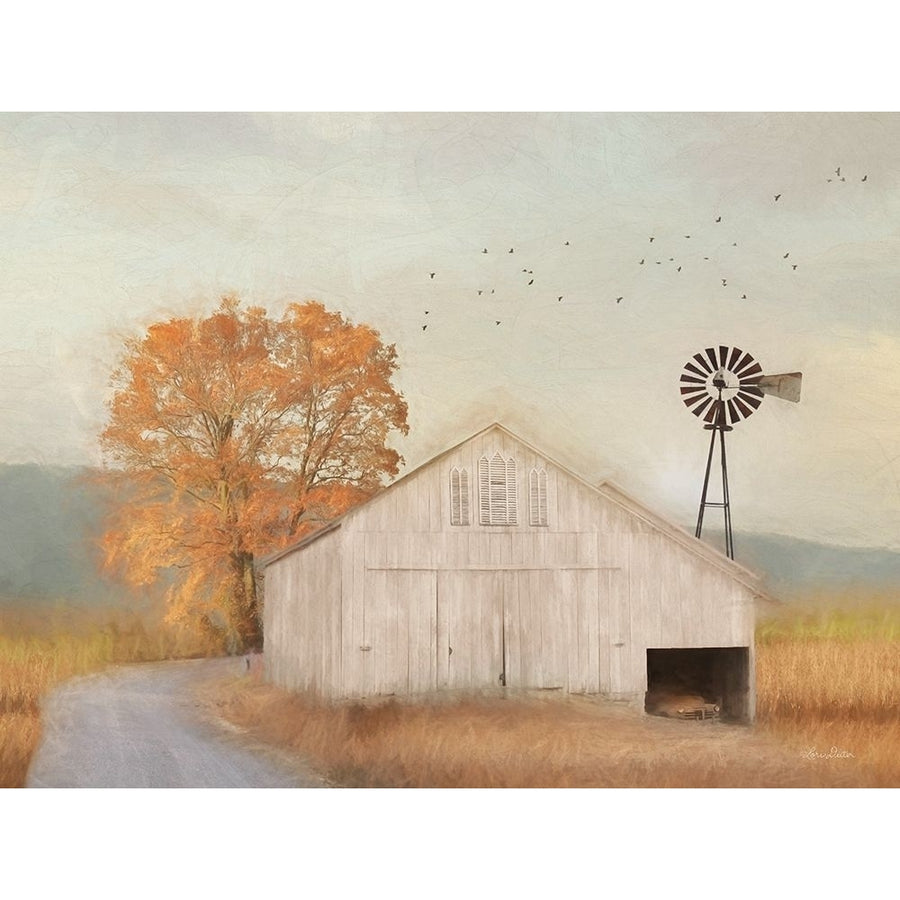 Fall Barn in Muir Poster Print by Lori Deiter-VARPDXLD1880 Image 1