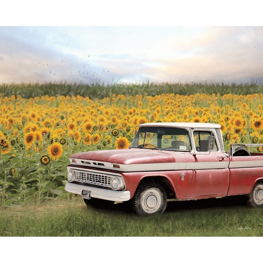 Truck with Sunflowers by Lori Deiter-VARPDXLD2076 Image 1