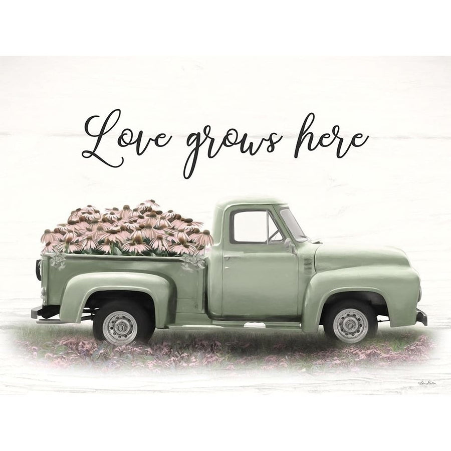 Sage Blush Truck Poster Print by Lori Deiter-VARPDXLD2250 Image 1