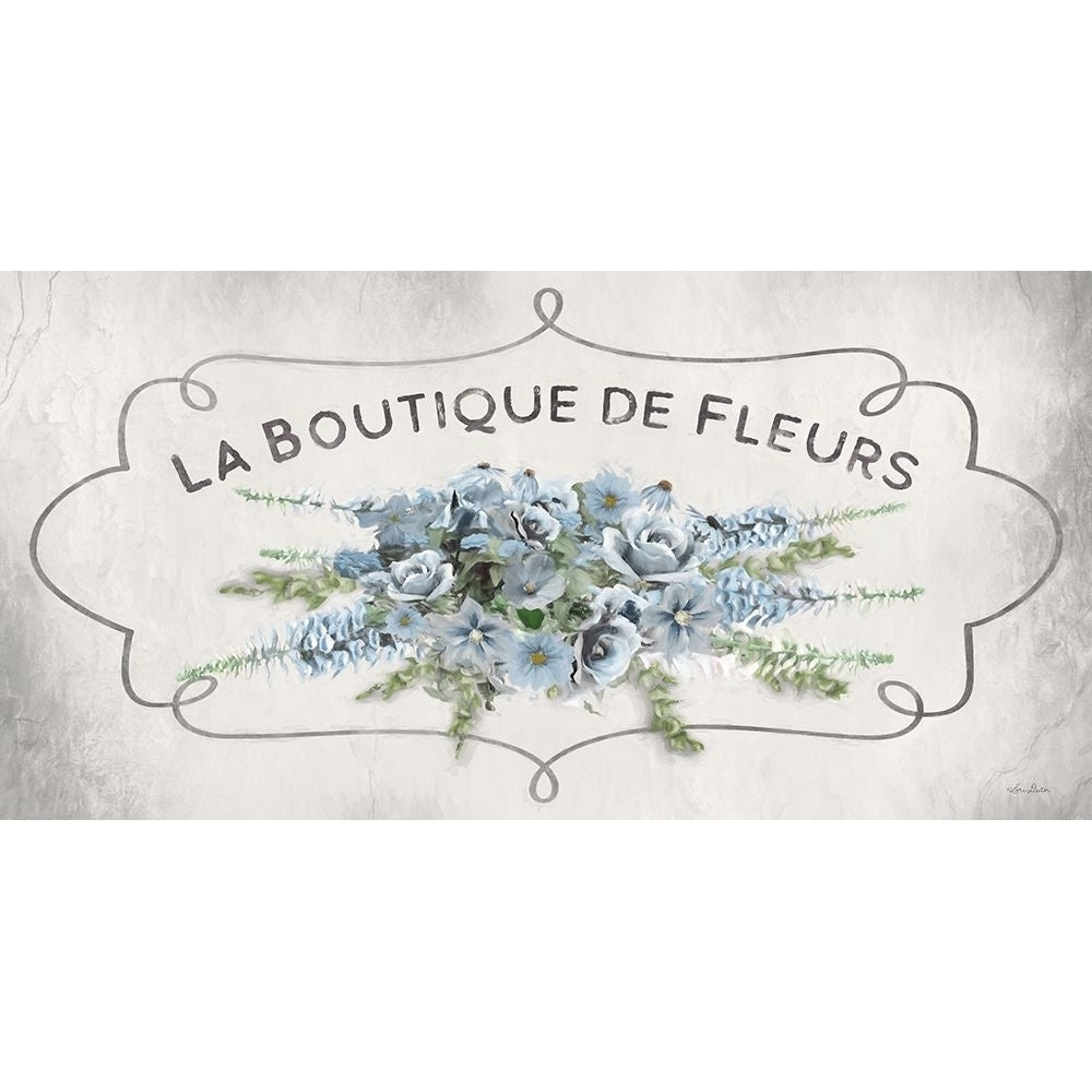 La Boutique Blue Poster Print - Lori Deiter-VARPDXLD2344 Image 1