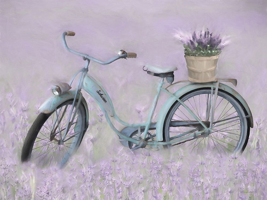 Bicycle in Lavender Poster Print by Lori Deiter-VARPDXLD2290 Image 1