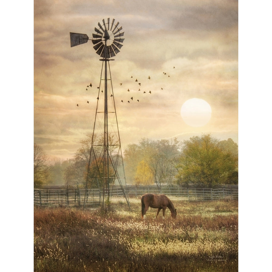 Berks Co. Sunrise Poster Print by Lori Deiter-VARPDXLD487 Image 1