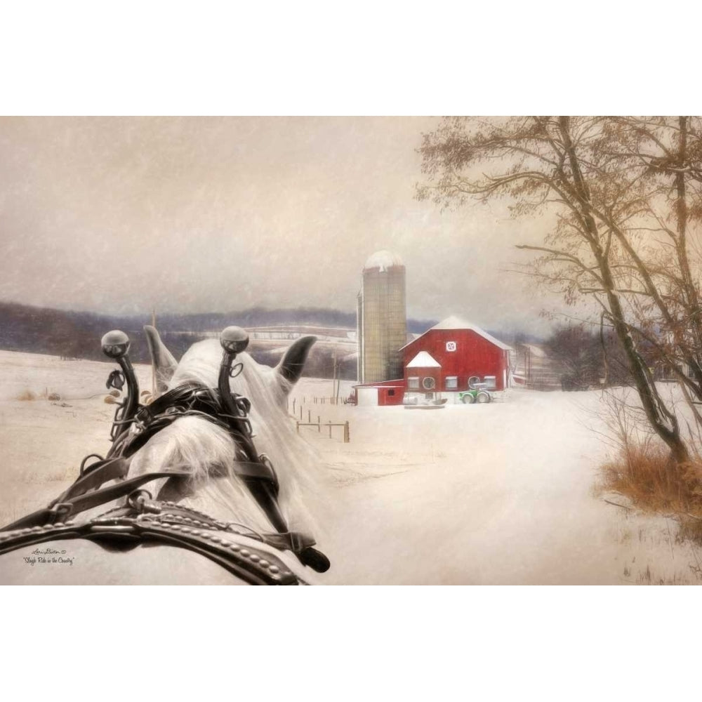 Sleigh Ride in the Country Poster Print by Lori Deiter-VARPDXLD610 Image 1