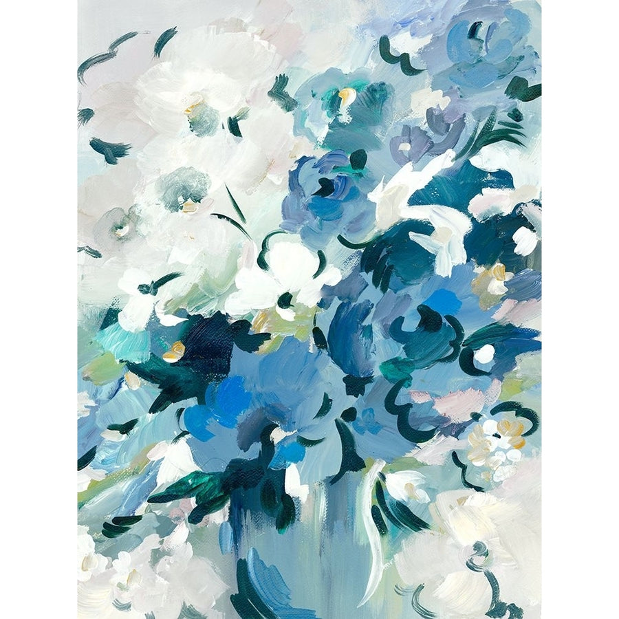 Blue Floral Vase Poster Print - Lera-VARPDXLE250A Image 1