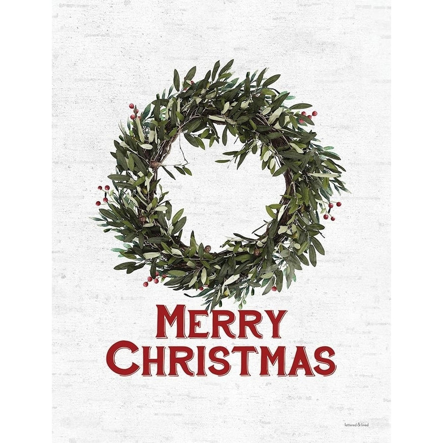 Merry Christmas Wreath by Lettered and Lined-VARPDXLET173 Image 1