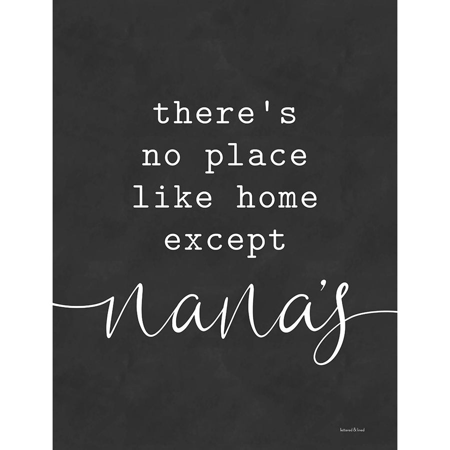 No Place Like Home Except Nanas by Lettered and Lined-VARPDXLET189 Image 1