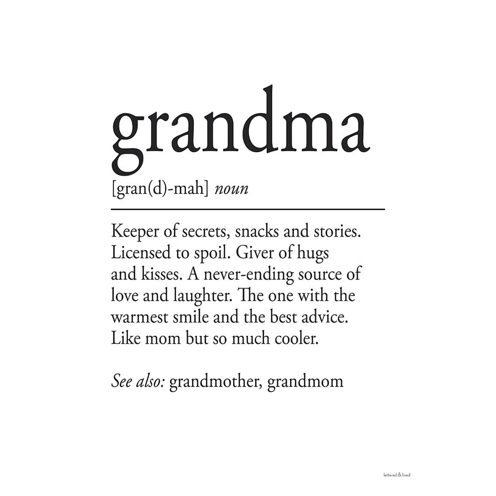 Grandma Definition by Lettered and Lined-VARPDXLET192 Image 1