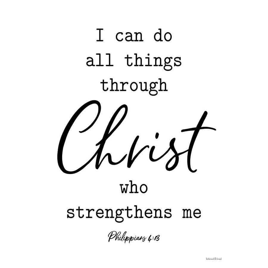 I Can Do All Things by lettered And lined-VARPDXLET233 Image 1