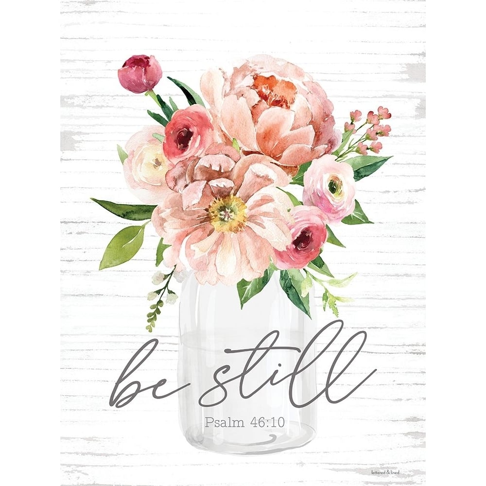 Be Still Floral by lettered And lined-VARPDXLET242 Image 1