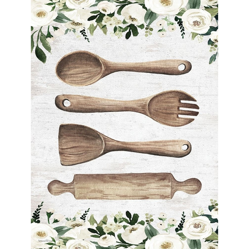 Wooden Utensils by lettered And lined-VARPDXLET325 Image 1