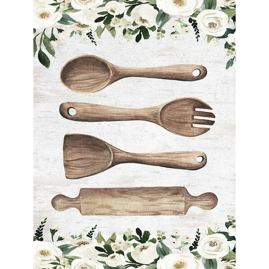 Wooden Utensils by lettered And lined-VARPDXLET325 Image 1