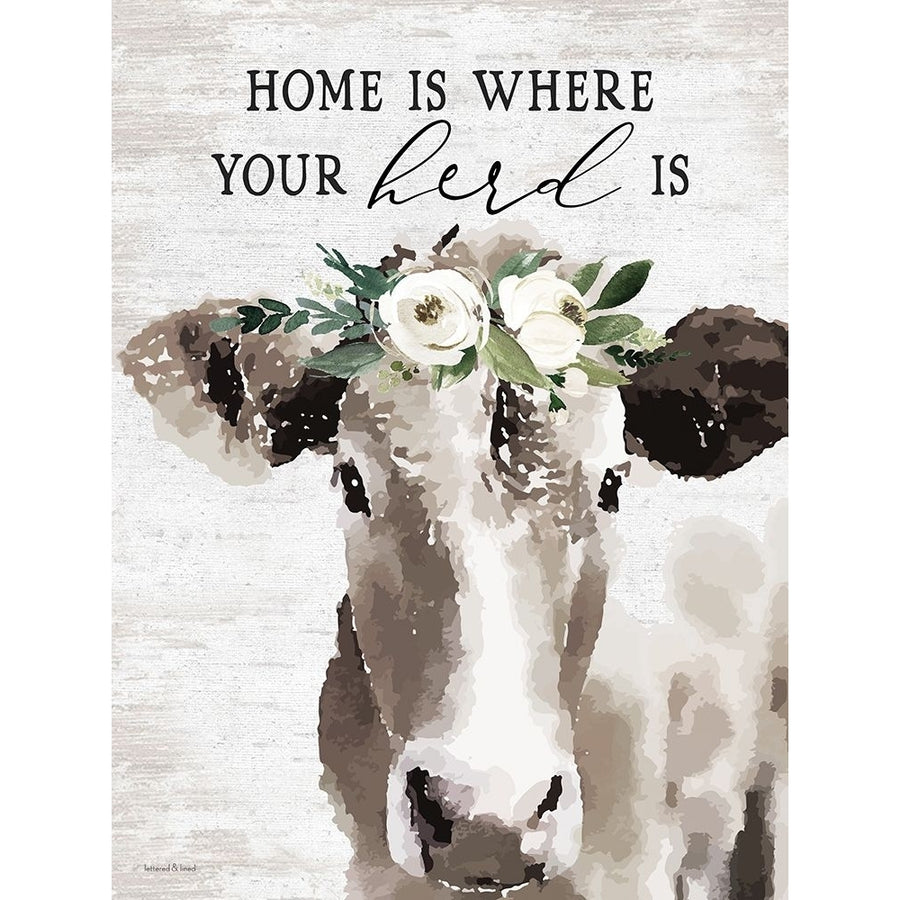 Home is Where Your Herd Is by lettered And lined-VARPDXLET347 Image 1