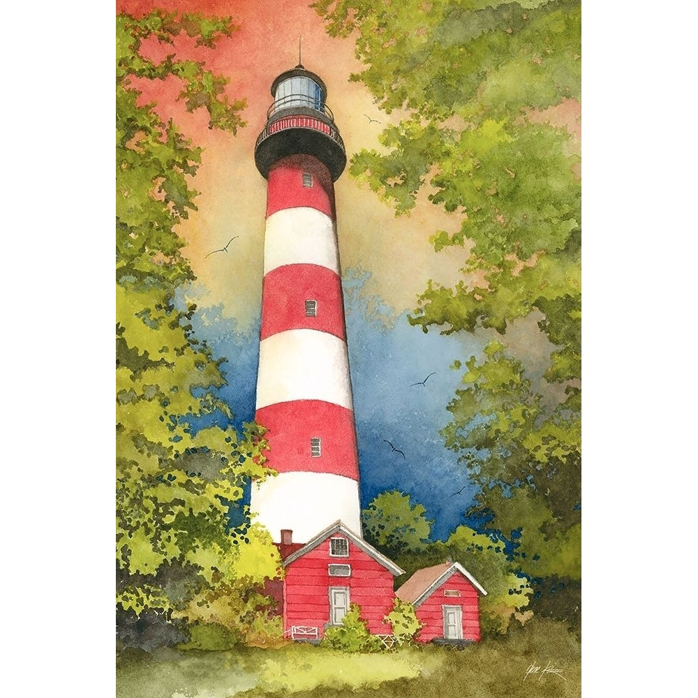 Assateague Lighthouse Poster Print - Gene Rizzo-VARPDXLHASS Image 1