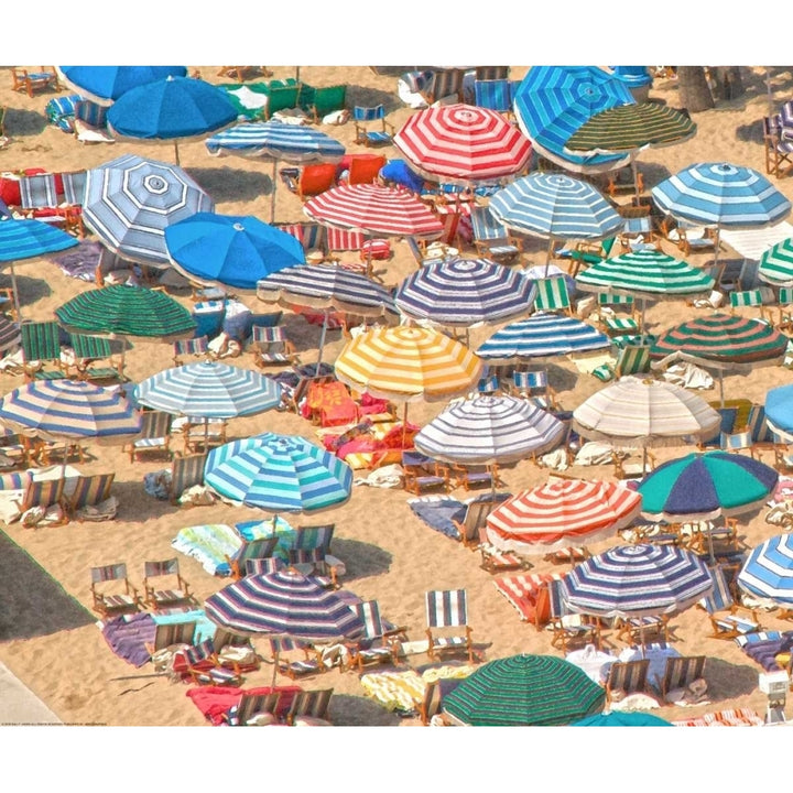 Umbrellas 1 Poster Print by Sally Linden-VARPDXLIN35 Image 1