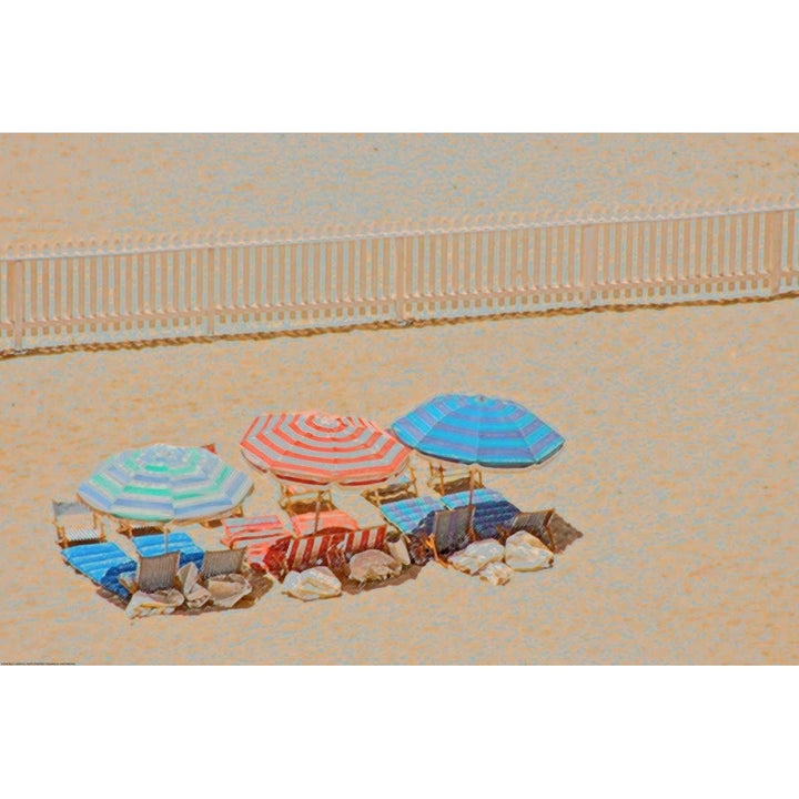 Umbrellas 3 Poster Print by Sally Linden-VARPDXLIN37 Image 1