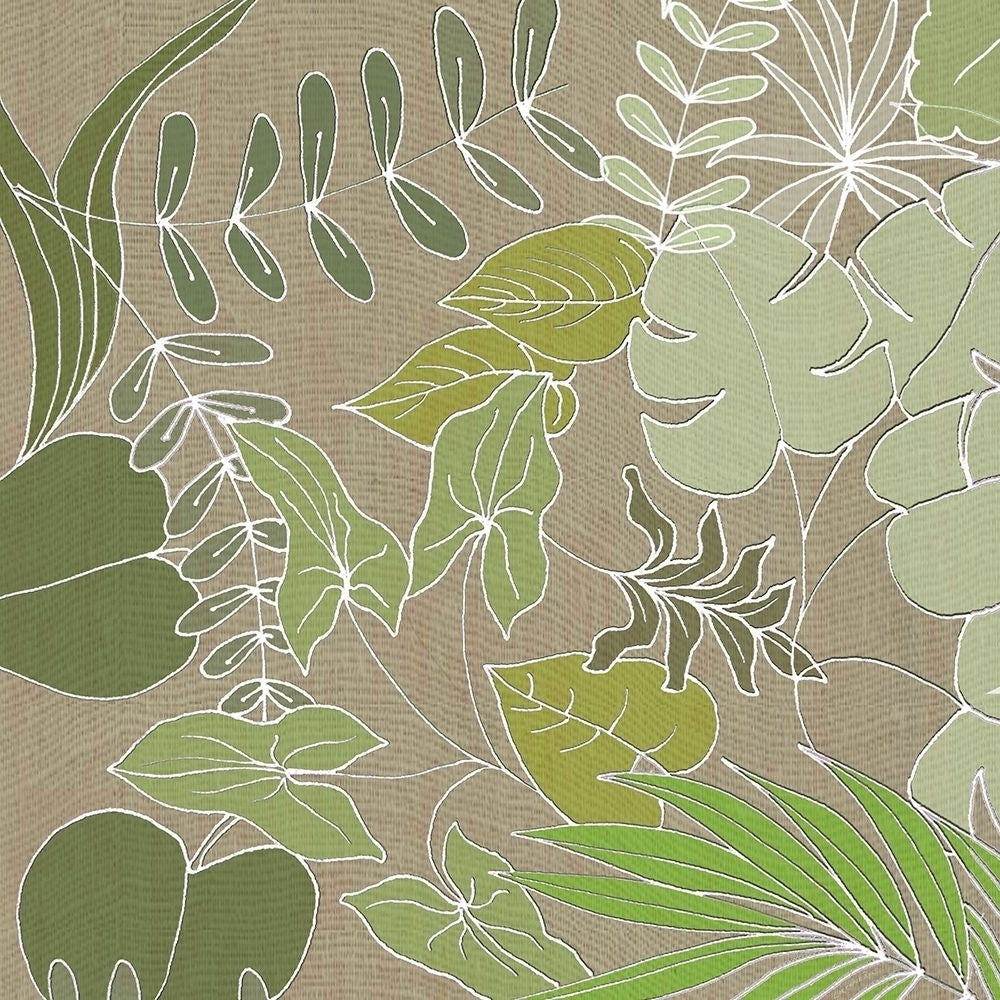 Linen Leaves 1 Poster Print by Lorraine Rossi-VARPDXLRSQ253A Image 1