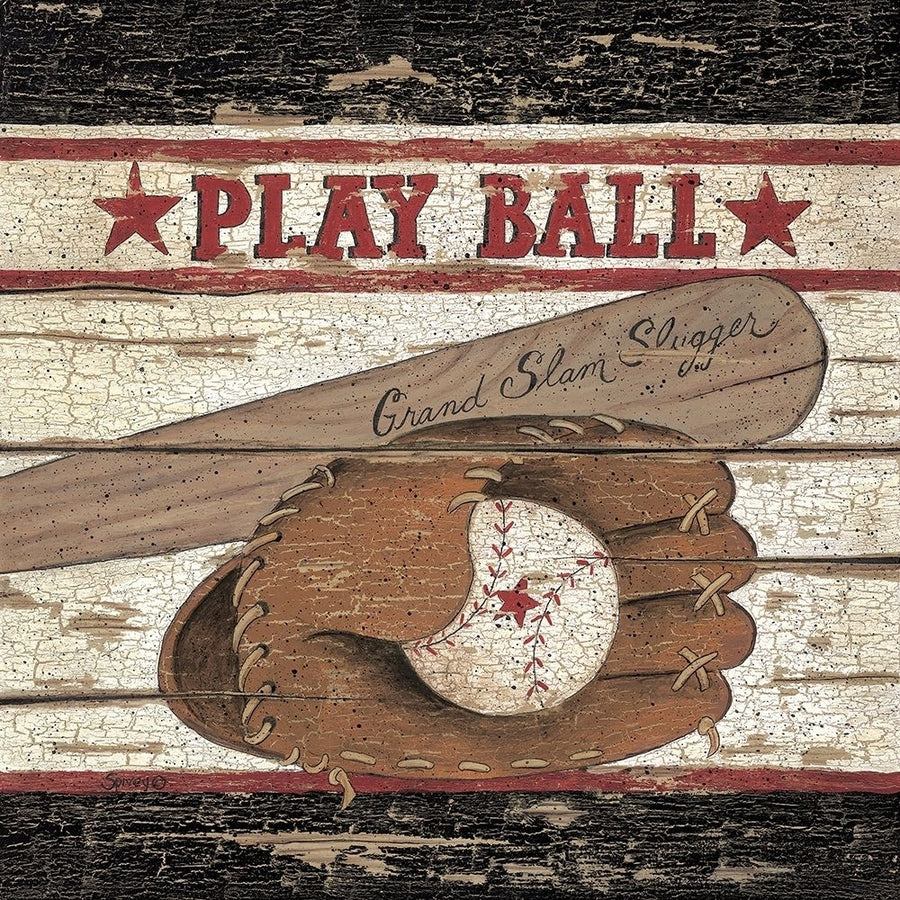 Play Ball Poster Print by Linda Spivey-VARPDXLS1122 Image 1