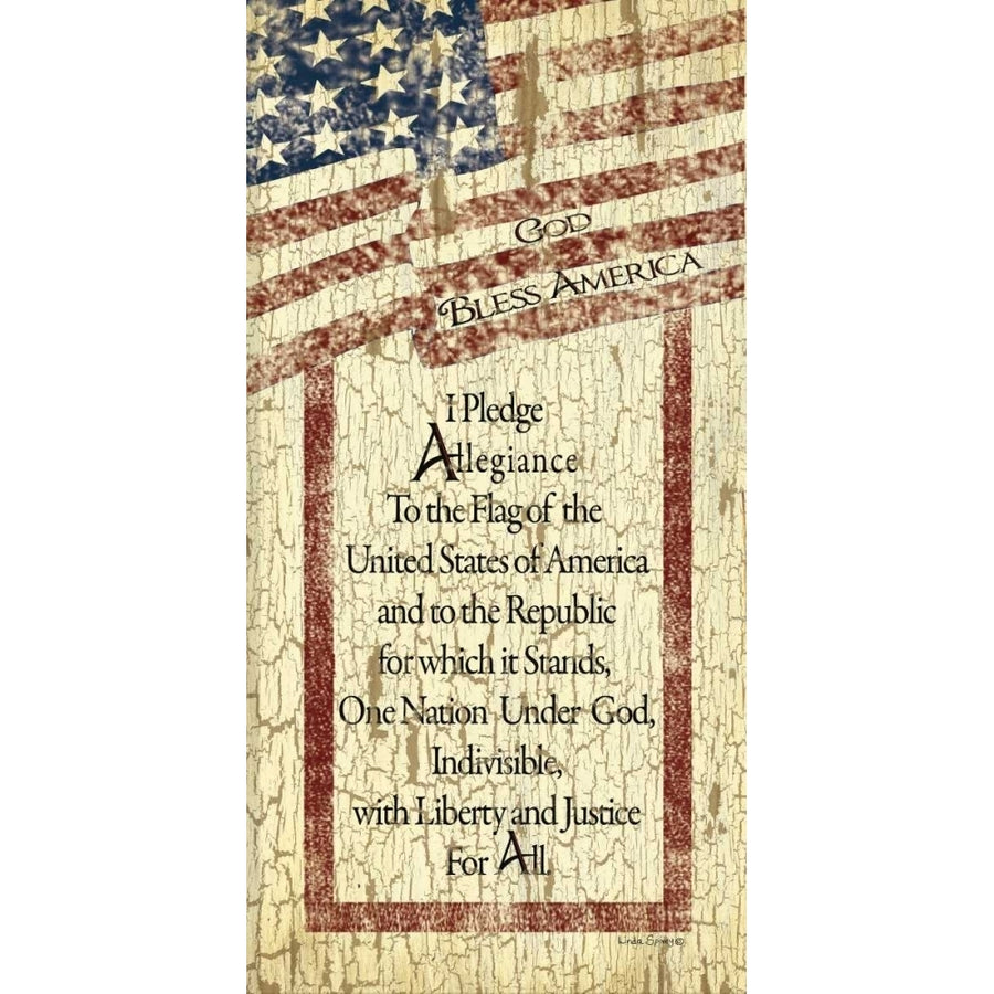 Pledge of Allegiance Poster Print by Linda Spivey-VARPDXLS1590 Image 1