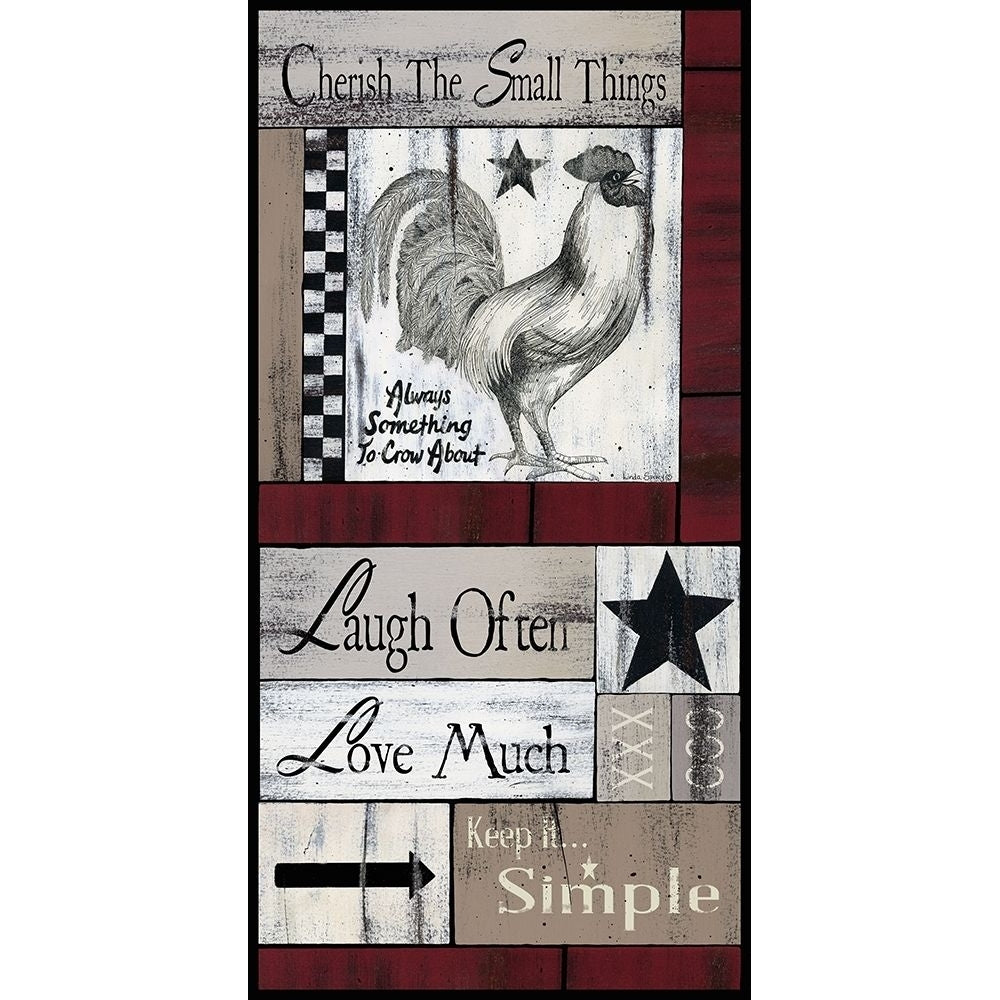 Cherish the Small Things Poster Print by Linda Spivey-VARPDXLS1681 Image 1