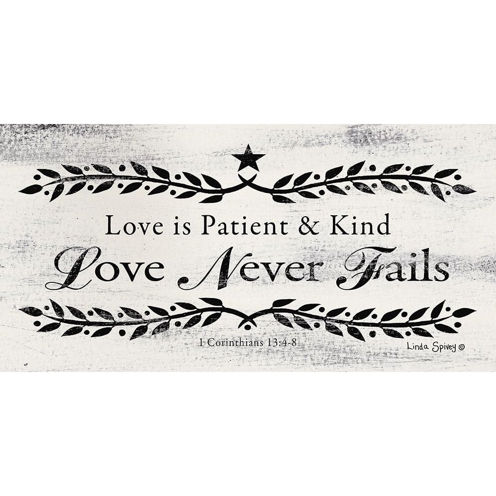 Love is Patient Poster Print by Linda Spivey-VARPDXLS1801 Image 1