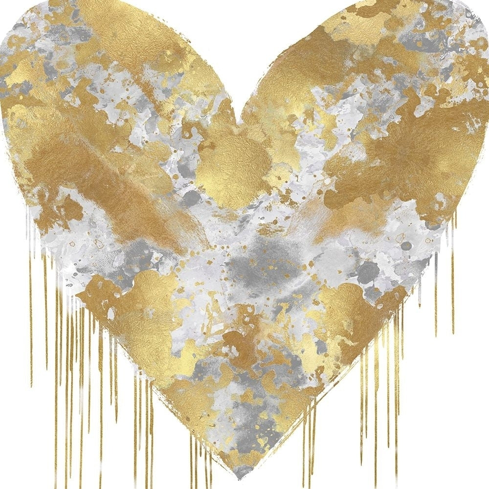 Big Hearted Silver and Gold Poster Print by Lindsay Rodgers-VARPDXLSG116677 Image 1