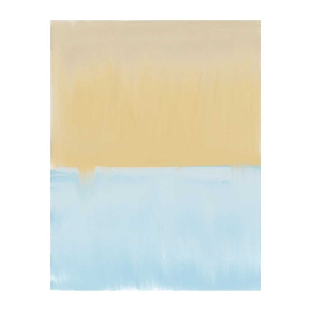 Abstract Blue And Yellow Poster Print by Leah Straatsma-VARPDXLSRC002A Image 1