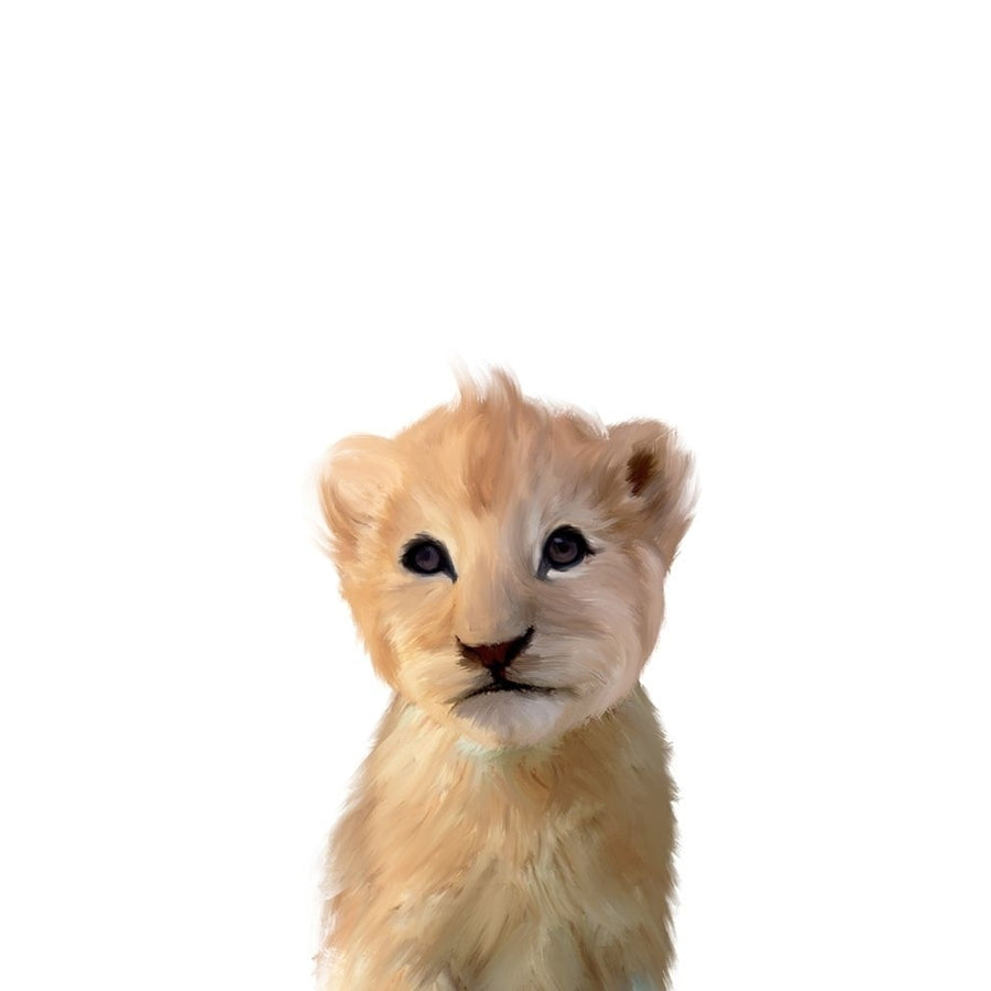 Baby Lion Poster Print by Leah Straatsma-VARPDXLSRC008K Image 1