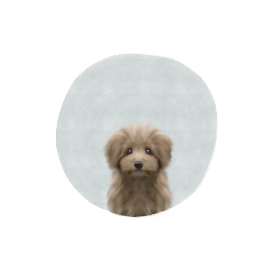 Baby Circle Puppy Poster Print by Leah Straatsma-VARPDXLSRC013K Image 1