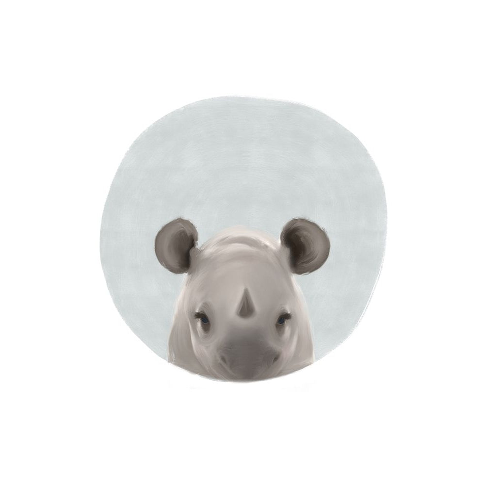 Baby Rhino Poster Print by Leah Straatsma-VARPDXLSRC013D Image 1