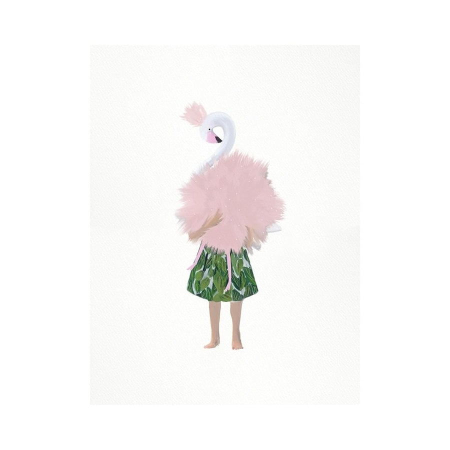 Flamingo Girl Poster Print by Leah Straatsma-VARPDXLSRC037A Image 1