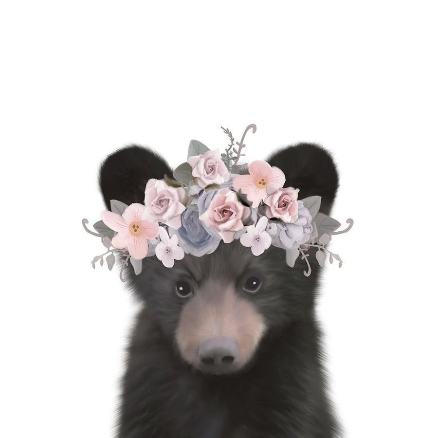 Floral Bear Poster Print by Leah Straatsma-VARPDXLSRC039C Image 1