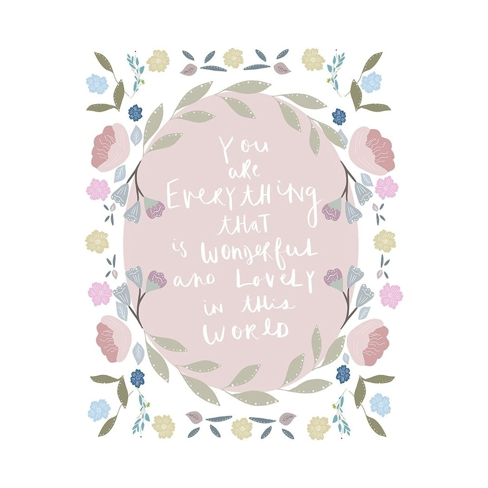 You Are Everything Poster Print by Leah Straatsma-VARPDXLSRC043A Image 1