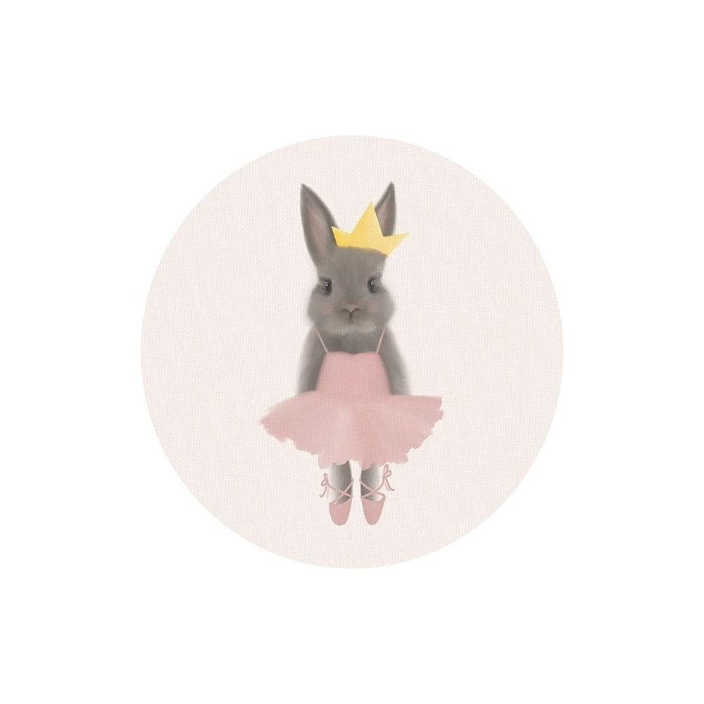 Full Body Ballet Bunny with circle by Leah Straatsma-VARPDXLSRC166B Image 1