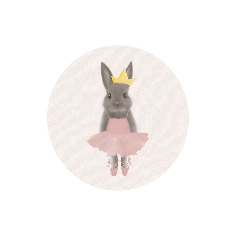 Full Body Ballet Bunny with circle by Leah Straatsma-VARPDXLSRC166B Image 1