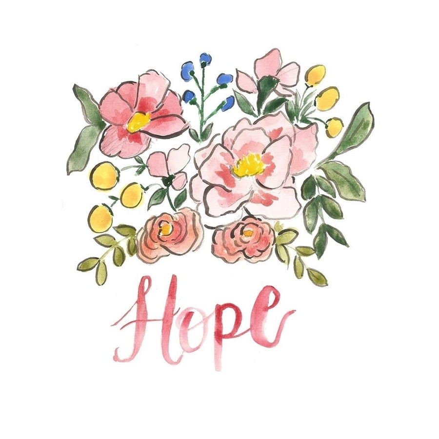 Floral Bouquet Hope Poster Print - Lacy Tatum-VARPDXLT25 Image 1