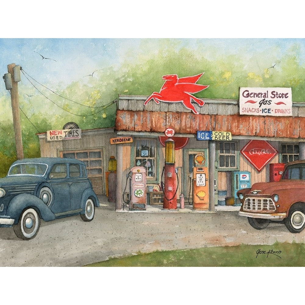 Vintage General Store-1 Poster Print - Gene Rizzo-VARPDXLSVGS1 Image 1