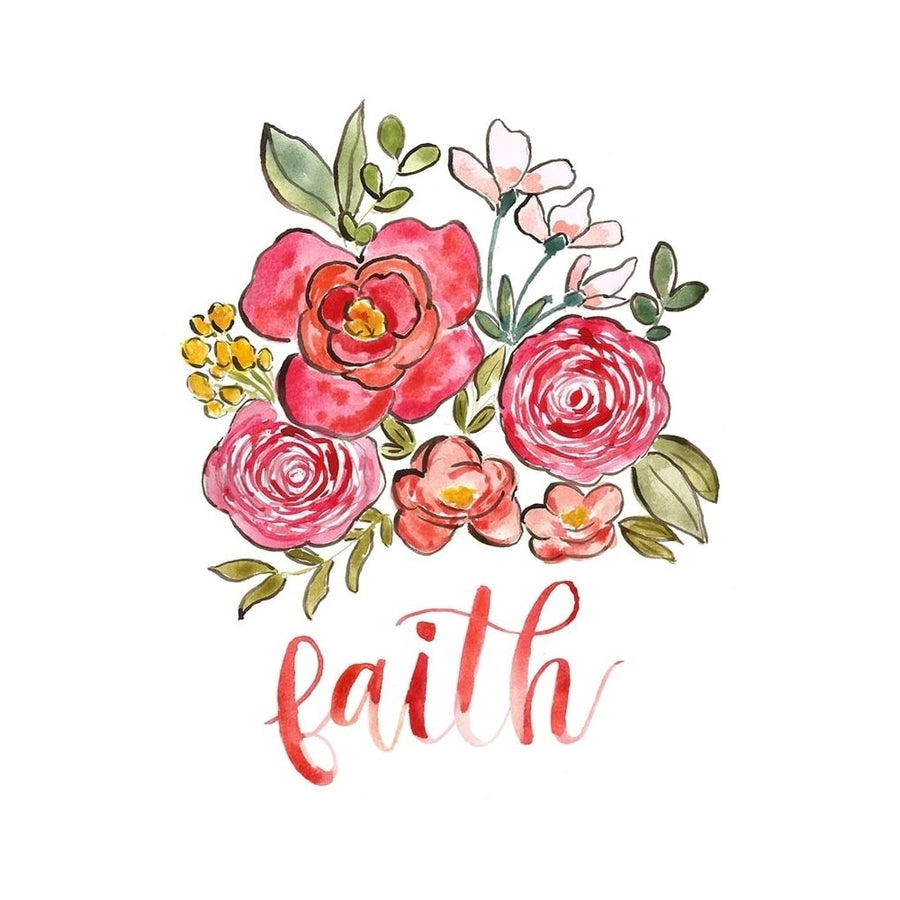 Floral Bouquet Faith Poster Print - Lacy Tatum-VARPDXLT22 Image 1