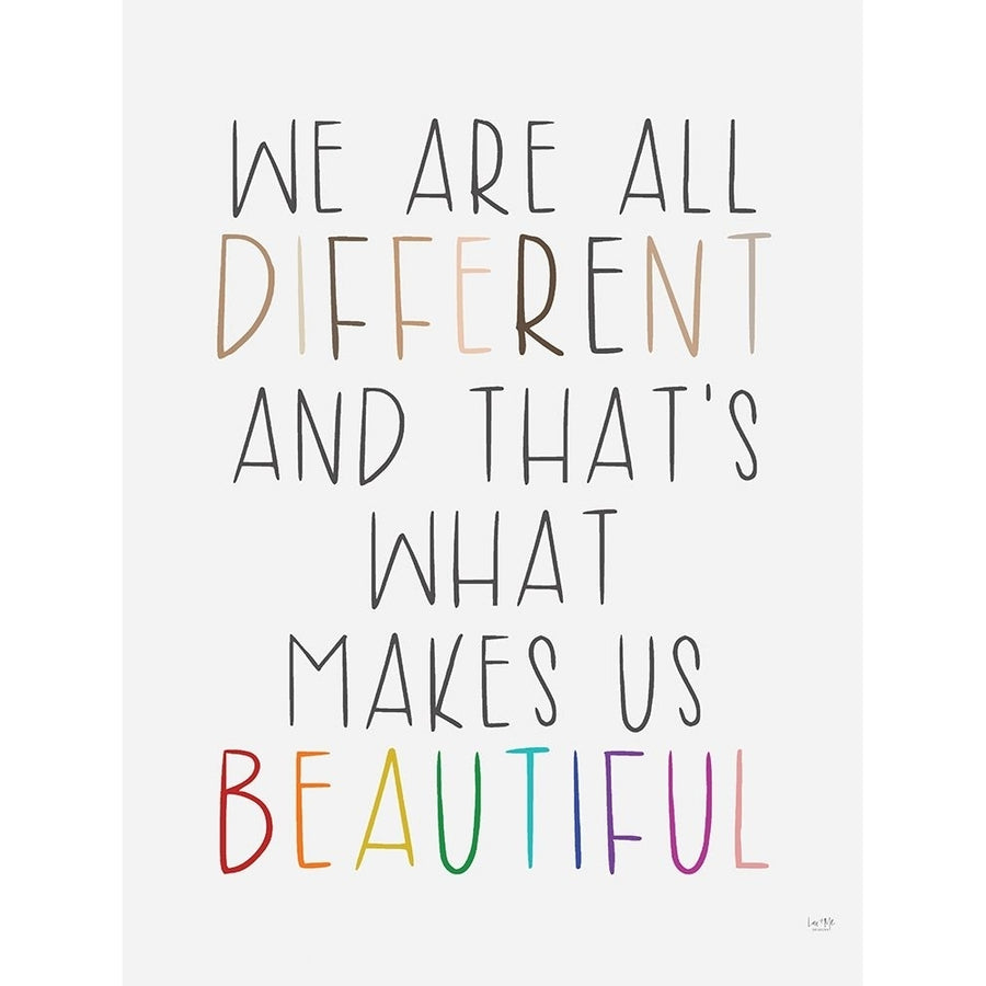 We Are All Different Poster Print - Lux + Me Designs-VARPDXLUX678 Image 1