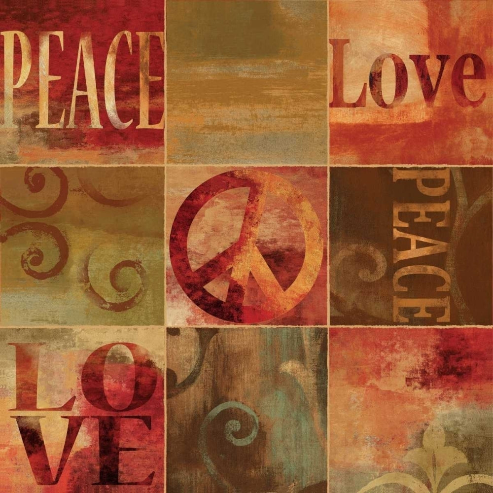 Peace Sign Poster Print by Luke Wilson-VARPDXLW6312 Image 1