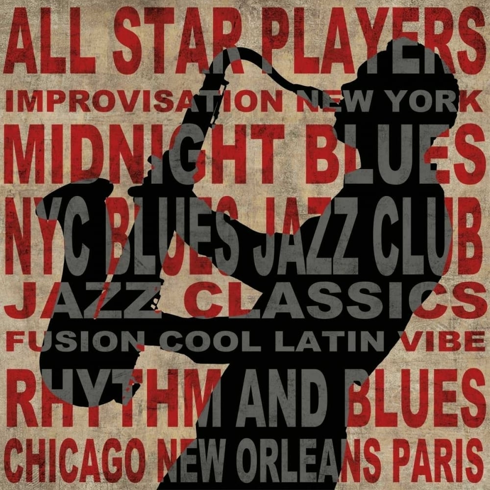 Jazz II Poster Print by Luke Wilson-VARPDXLW7079 Image 1