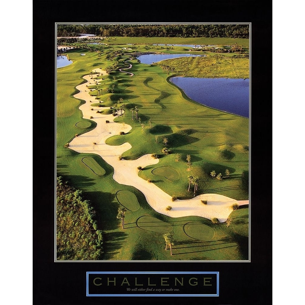 Challenge - Golf Trap Poster Print by Unknown Unknown-VARPDXM101219 Image 1