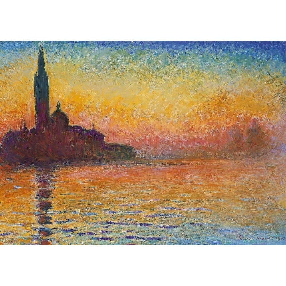 Monet Claude Poster Print by Saint-Georges majeur au cr puscule-VARPDXM1594D Image 1