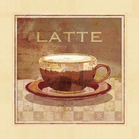 Latte Poster Print by Linda Maron-VARPDXM878D Image 1