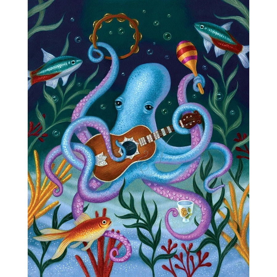 The Virtuoso In Blue Poster Print - Gina Matarazzo-VARPDXM1829D Image 1