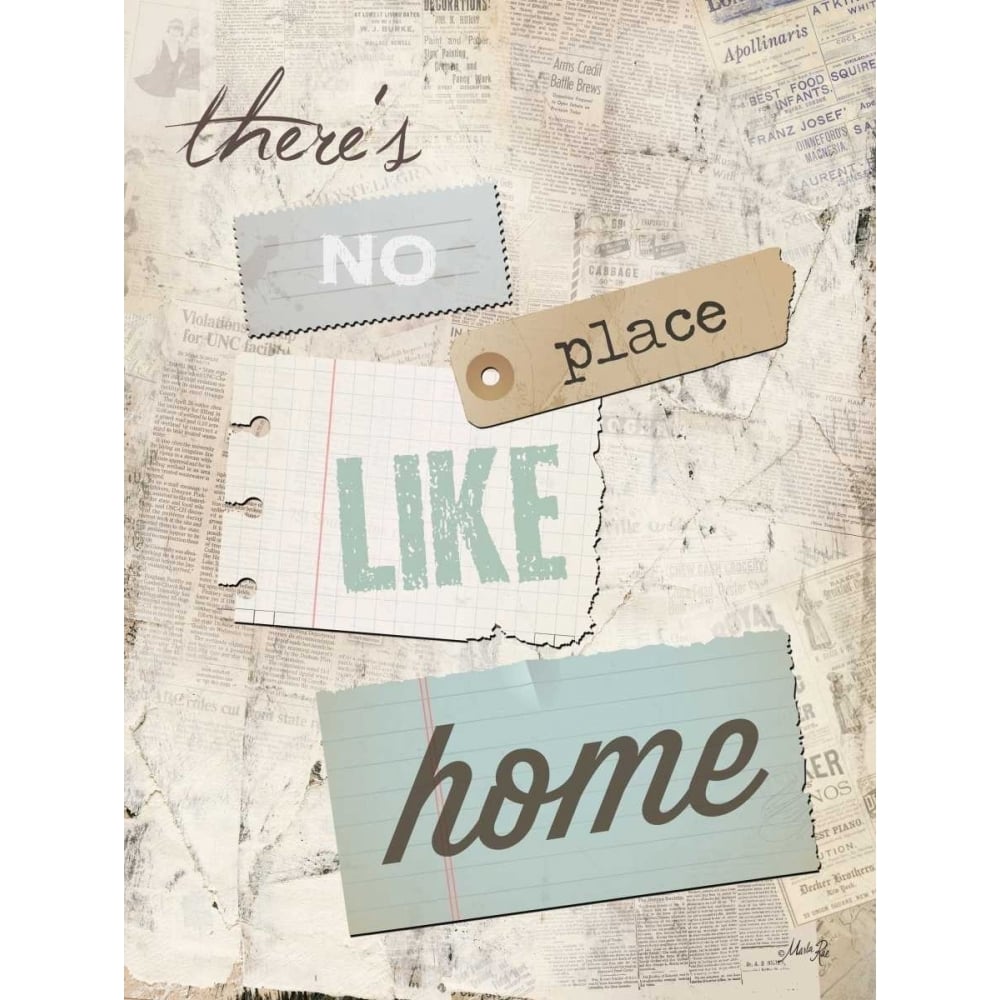 Theres No Place Like Home Poster Print by Marla Rae-VARPDXMA1060 Image 1